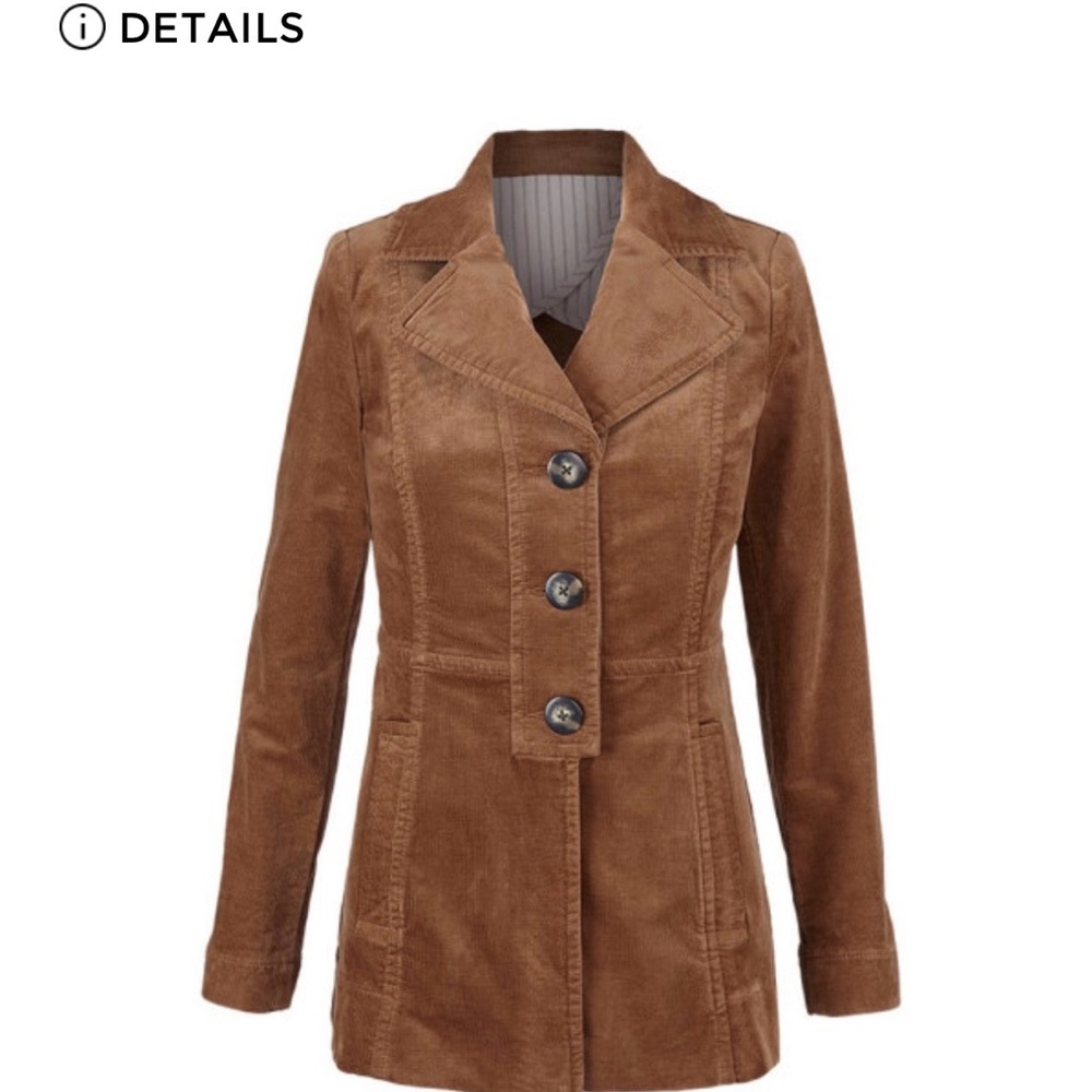 CAbi Brown Corduroy Blazer